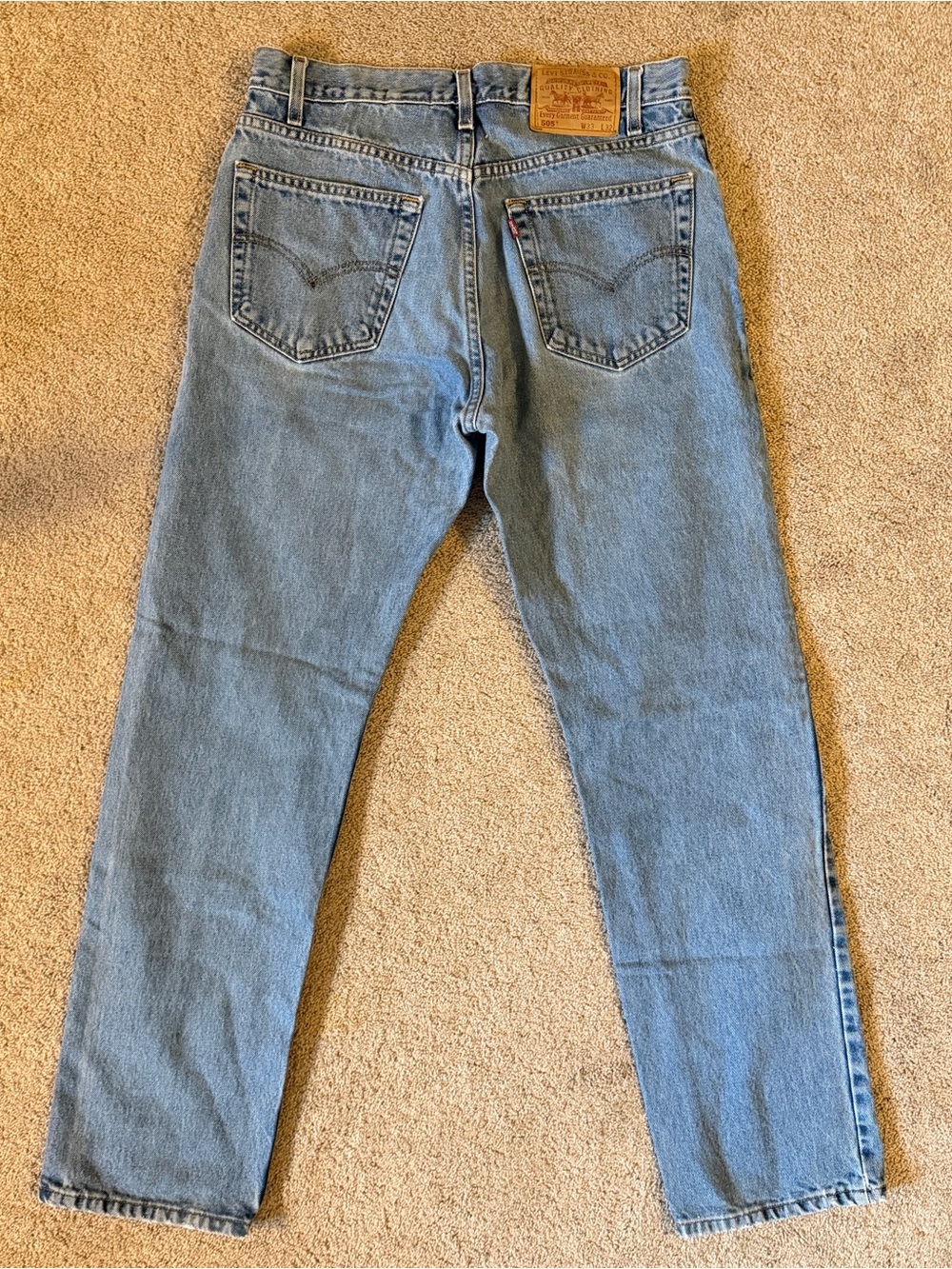 Levi's Men’s Light Blue Straight-Leg Jeans